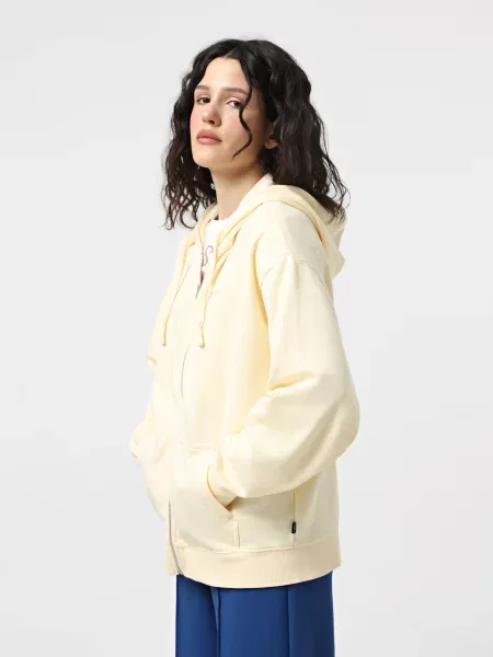 Кофта Vans Everyday OS Zip бавовна/поліестер жовтий