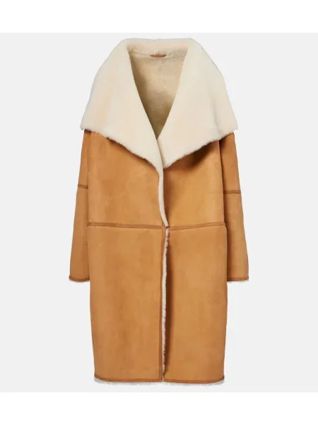 Plašč Toteme iz semiša bež