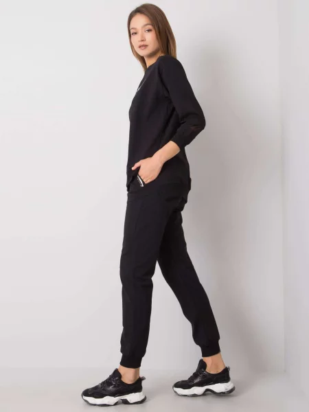 Trening Fashionhunters cu aplicații negru