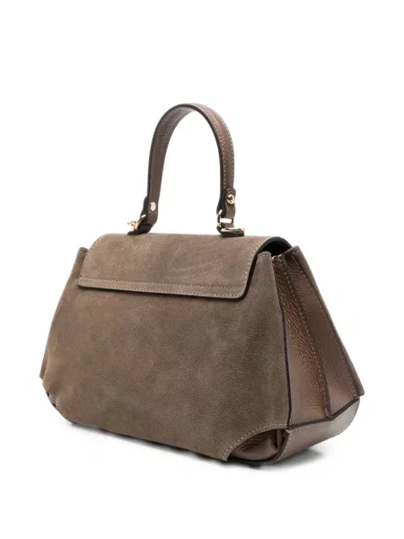 Τσάντα shopper Marc Ellis σουέτ καφέ
