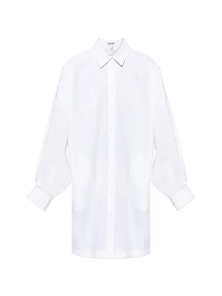 Rochie tip cămașă Loewe alb