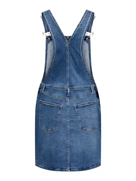 ONLY Sukňa na traky ONLTANYA denim modrá