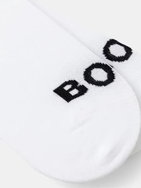 Pančuchy Boss Black s autogramom biela
