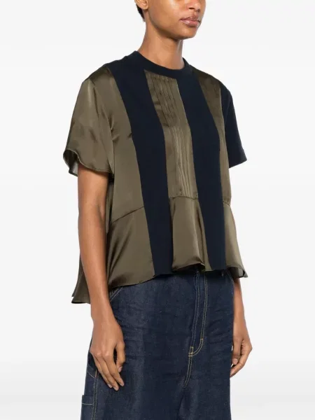 Scurt tricou Sacai albastru