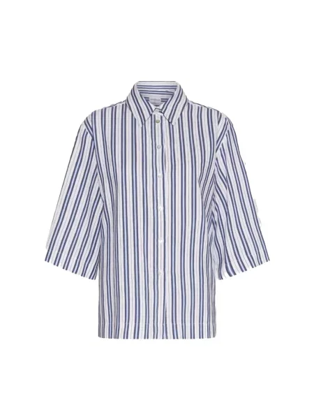 Lniana wielobarwność koszula Marella w paski