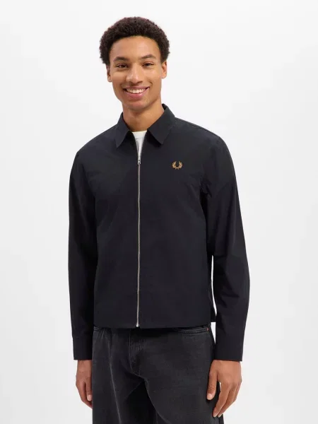 Kurtka Fred Perry Poplin Overshirt Black M czarna