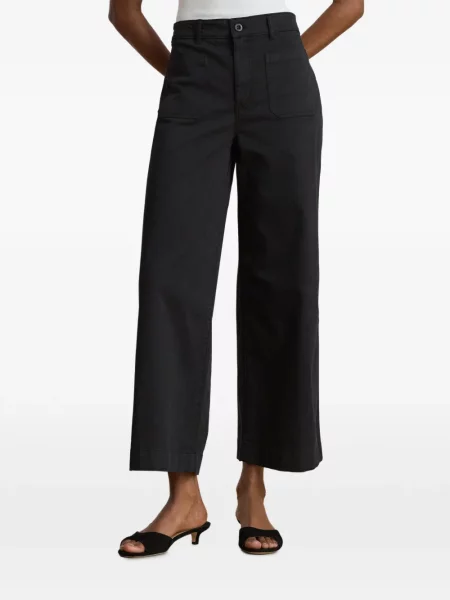 Pantaloni Lauren Ralph Lauren stretch negru