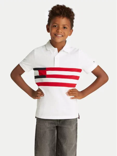 Tommy Hilfiger Polo D Regular Fit λευκό