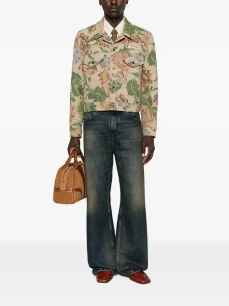 Geacă Amiri cu broderie cu model floral