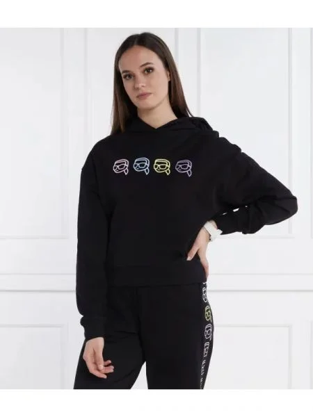 Karl Lagerfeld Hanorac IKONIK negru