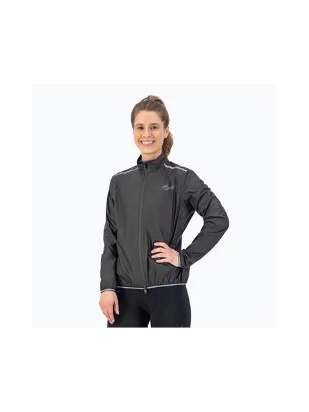Велосипедна куртка Rogelli Essential Waterproof чорна
