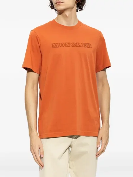 Tricou Moncler cu autograf portocaliu