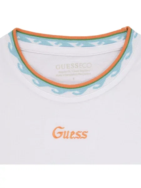Tricou copii Guess alb