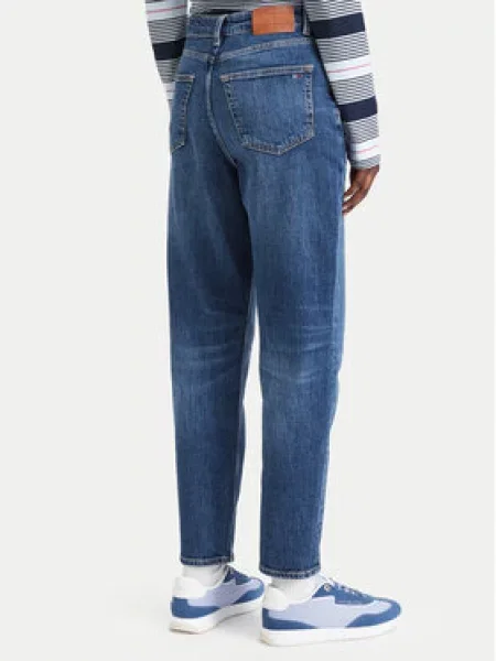 Tommy Jeans Jeans hlače Mom High Boyfriend Fit modra