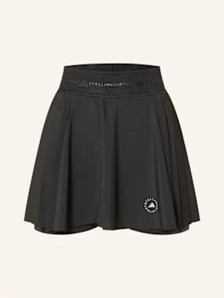 Spódnica plisowana Adidas By Stella Mccartney czarna