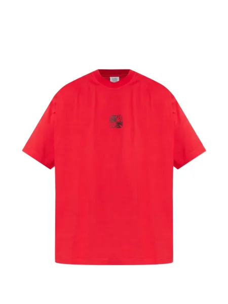 Tricou Vetements cu imagine roșu