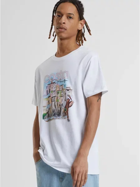 Tricou Mister Tee alb