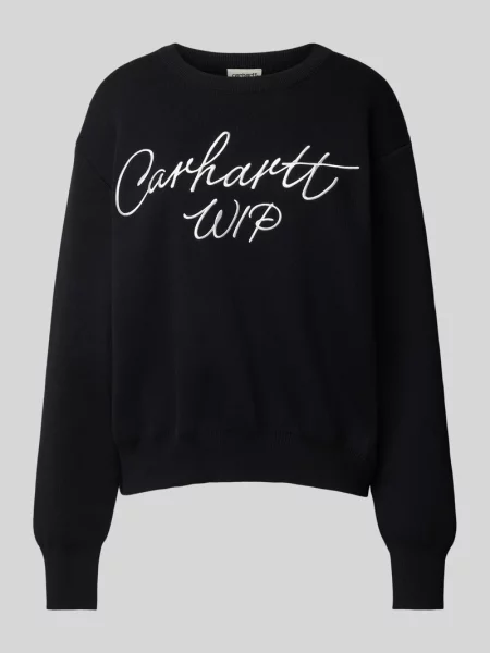 Sweter z dzianiny z wyhaftowanym logo Carhartt Work In Progress