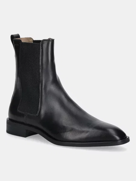 Calvin Klein ghete chelsea de piele SLIM ESS CHELSEA LTH roșu