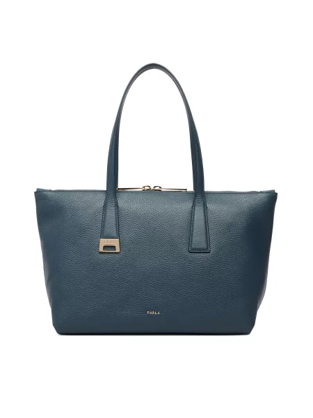 Furla Ročna torba Olivia M CN Mornarsko modra