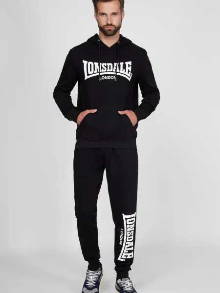 Костюмний спортивний костюм Lonsdale чорний