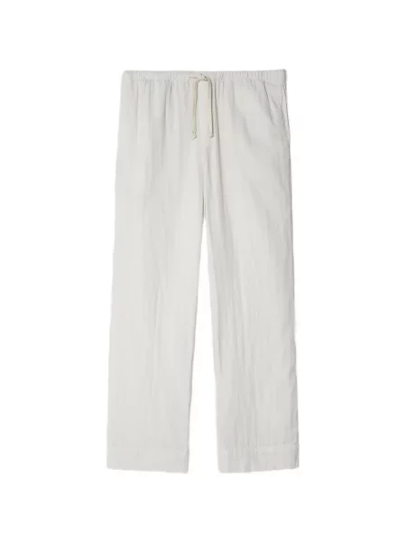 Pantaloni Save Khaki United cu cordon alb