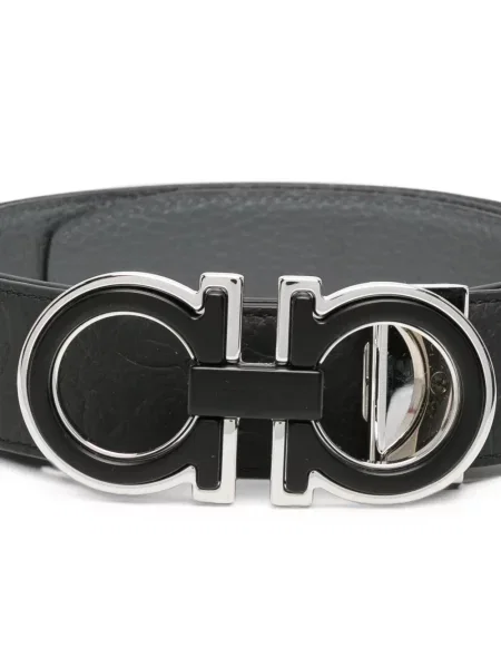 Cu centură curea Ferragamo negru