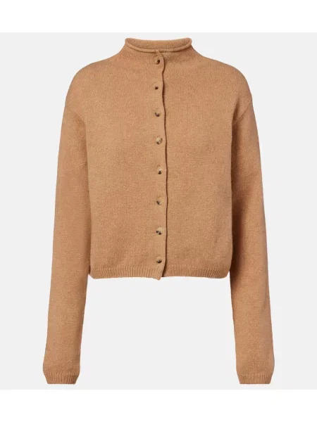 Cardigan Khaite de lână bej