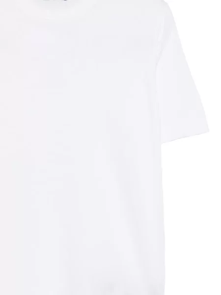 Tricou Dell'oglio cu decolteu rotund alb