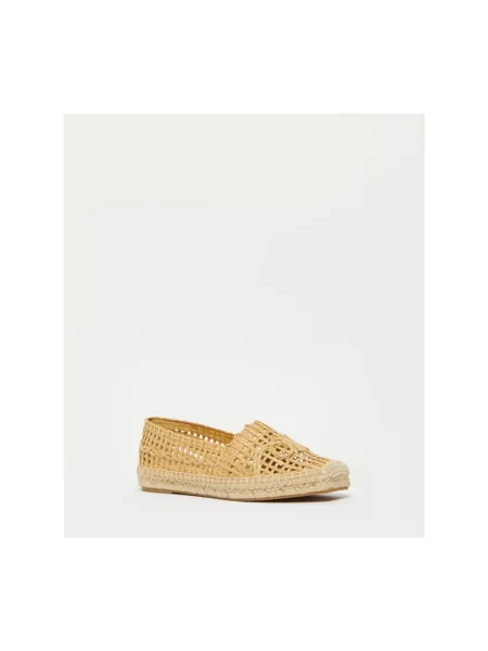 Espadryle Weekend Max Mara pomarańczowe