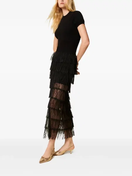 Rochie Twinset tricotate de costum negru