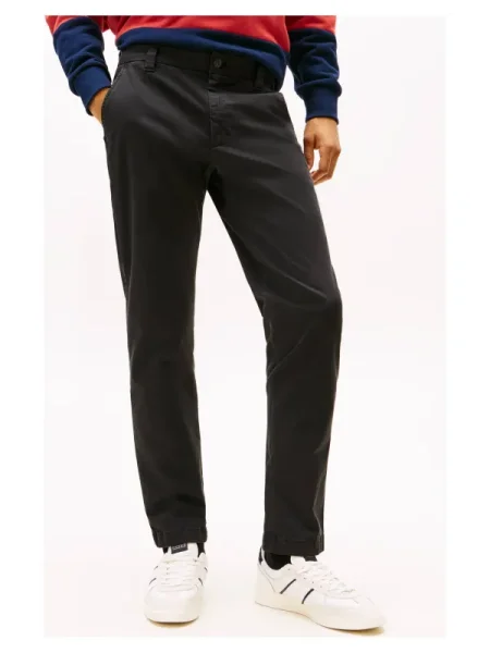 Tommy Jeans Pantaloni din Scanton negru