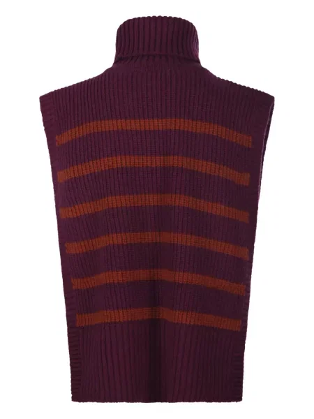 Vestă Davantino cu dungi violet