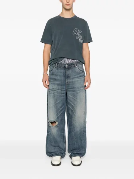 Tricou Off-white cu imagine alb