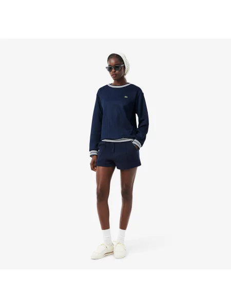 Lacoste Organiczne Szorty granatowe