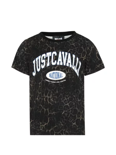 Dětské tričko Just Cavalli černé