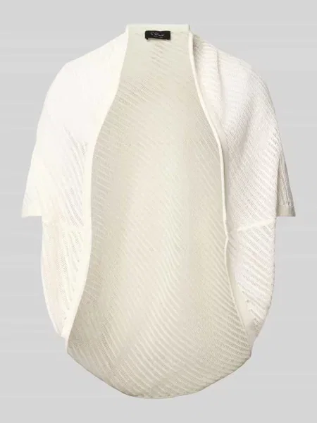 S.Oliver Black Label Dzianinowy Sweter Z Cekinami I Rękawami weiss biały