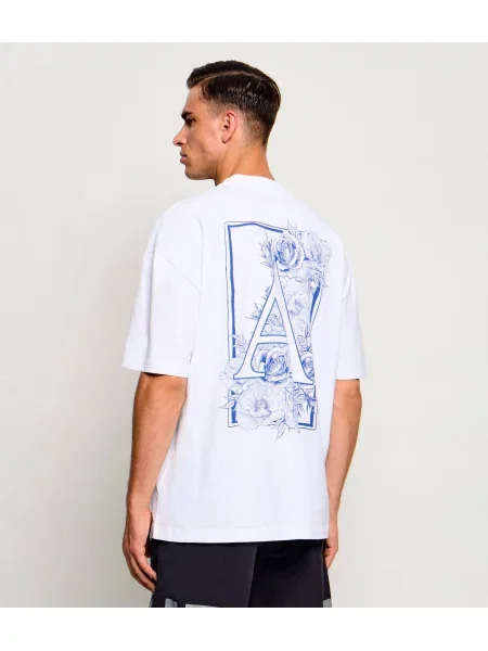 AllSaints Tricou Anthos | Oversize fit alb