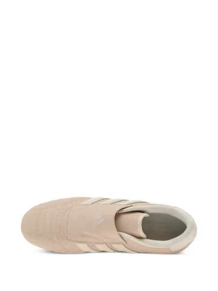 Pantaloni Adidas Campus cu șireturi cu dungi din dantelă roșu
