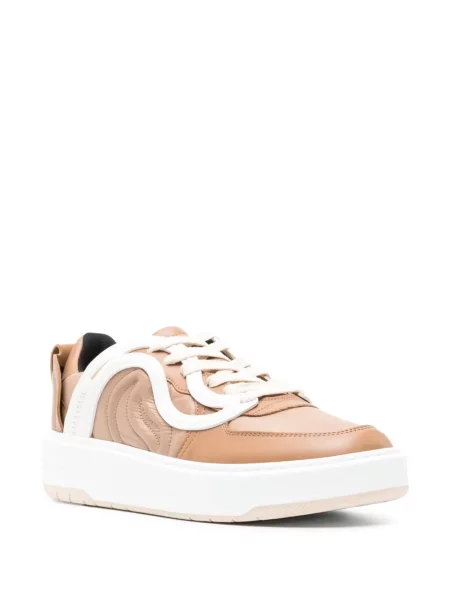 Sneakerși Stella Mccartney din piele maro