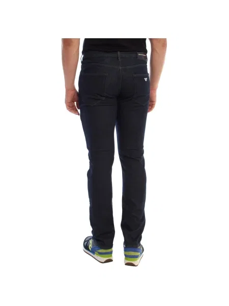 Pantaloni Emporio Armani albastru