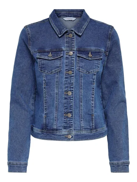 ONLY Geacă de primăvară-toamnă ONLWonder denim albastru