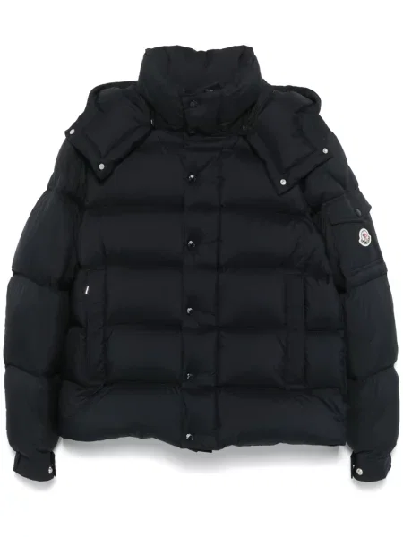 Geacă cu puf Moncler albastru