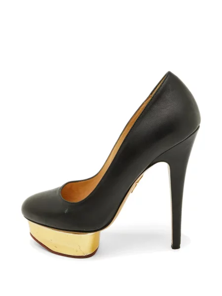 Pantofi cu toc Charlotte Olympia cu platformă negru