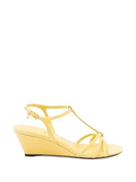 Sandale Prada din piele galben