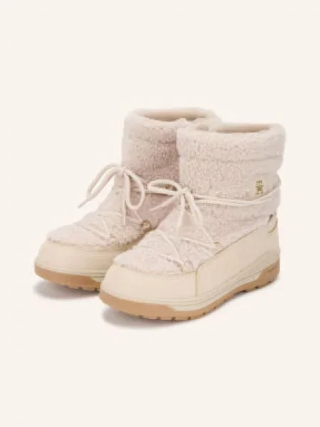 Tommy Hilfiger Boots S Plyšovou Kožešinou béžová