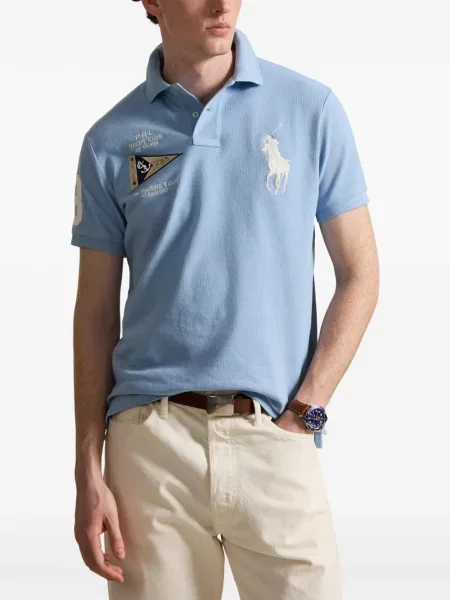 Șosete Polo Ralph Lauren cu broderie în carouri de flanelă verde
