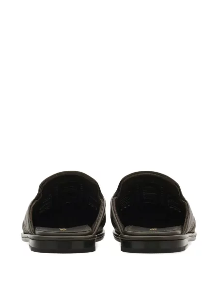 Papuci tip mules Ferragamo maro