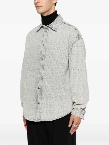 Cămașă Emporio Armani albastru