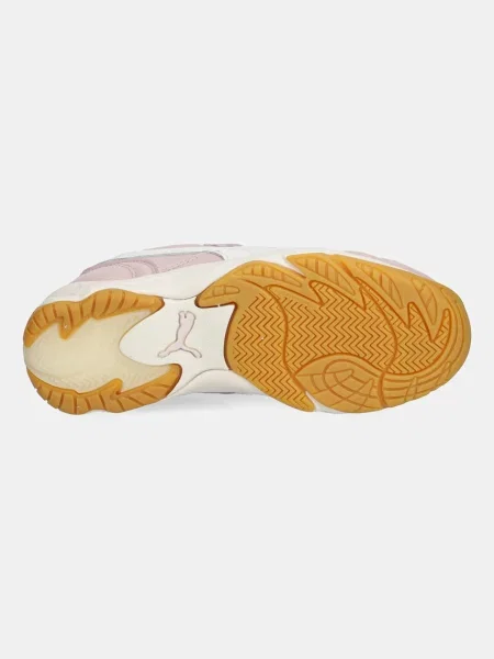 Кожаные кроссовки Puma розовые